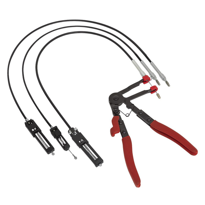 Sealey Remote Action Hose Clamp Pliers Interchangeable VS1675 Sealey - Dynamic Drive