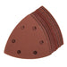 Silverline Hook & Loop Triangle Sheets 90mm 10pce 4 x 60, 2 x 80, 120, 240G Silverline - Dynamic Drive