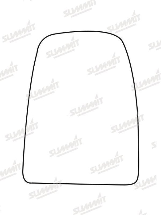 Summit Heated Base Plate With Commercial Mirror Glass fits Iveco Daily 14 on LHS Summit - Dynamic Drive
