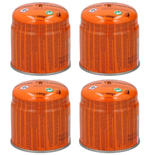 4 x XQ GAZ cartridge ILL butane propane mixture 190 g plug-in cartridges standard EN 417:2012 XQ GAZ  - Dynamic Drive