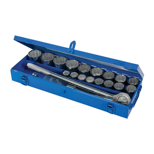 Silverline Socket Set 3/4" Drive Metric 21pce 21pce 633663 Silverline  - Dynamic Drive