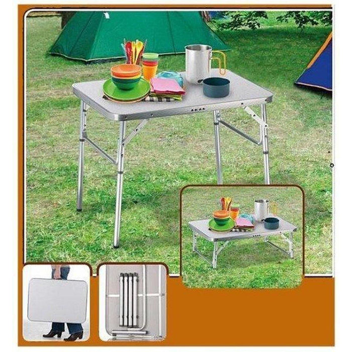 Portable Aluminium Folding Camping Table Camp Active  - Dynamic Drive