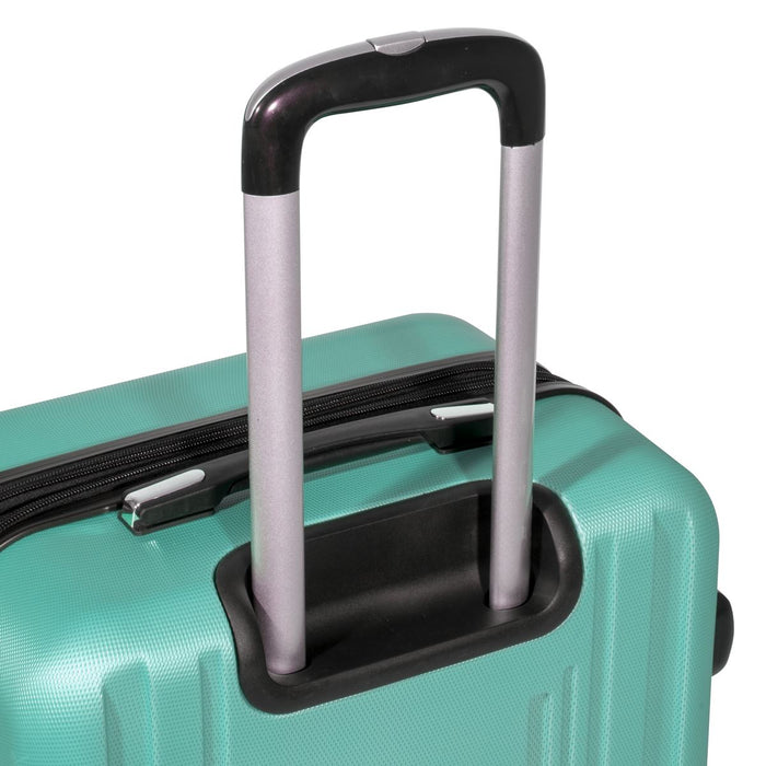 Dellonda 3-Piece Lightweight ABS Luggage Set with TSA Lock  Teal Dellonda  - Dynamic Drive