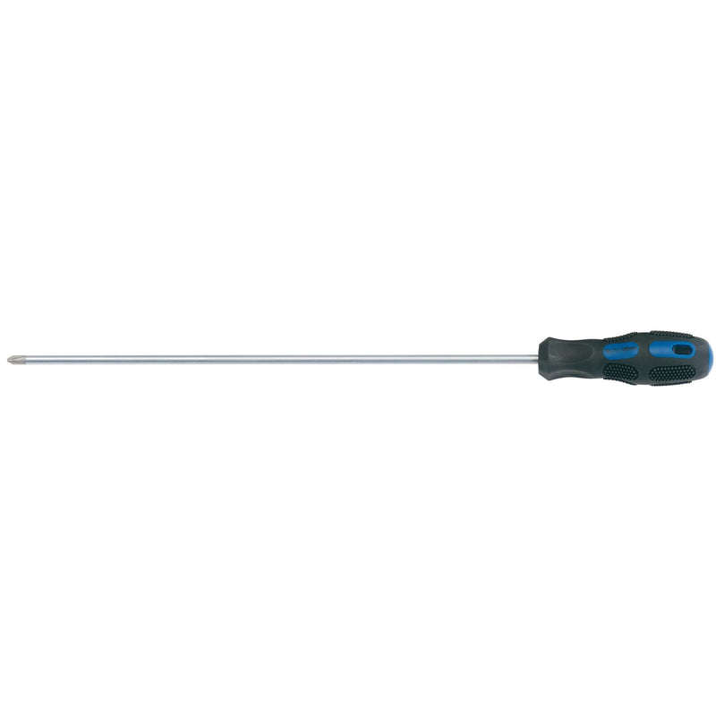 Draper Extra Long Reach General Purpose Cross Slot Screwdriver, No.2 x 450mm Draper - Dynamic Drive