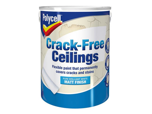 Polycell Crack-Free Ceilings Smooth Matt 5 litre Polycell - Dynamic Drive