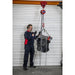 Sealey Portable Adjustable Gantry Crane with Geared Trolley Combo 1 Tonne Sealey - Dynamic Drive