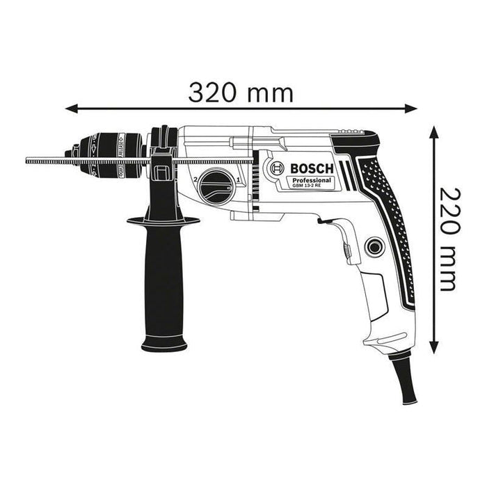 Bosch GBM 13-2 RE Professional Rotary Drill 750W 110V Bosch - Dynamic Drive