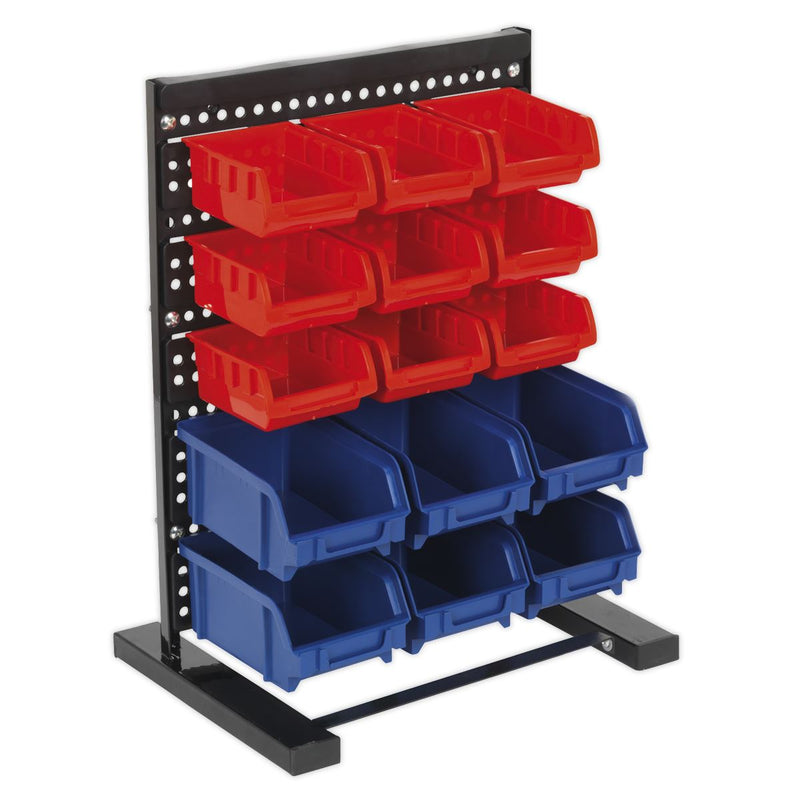 Sealey Bin Storage System Bench Mounting 15 Bin TPS1569 Sealey - Dynamic Drive