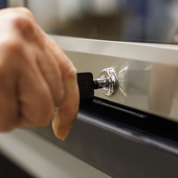 Baridi 85L Wine, Beer & Drinks Fridge with Thermostat - Stainless Steel Baridi  - Dynamic Drive