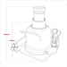 Sealey Low Profile Telescopic Bottle Jack 20 Tonne BJ20LE Sealey - Dynamic Drive