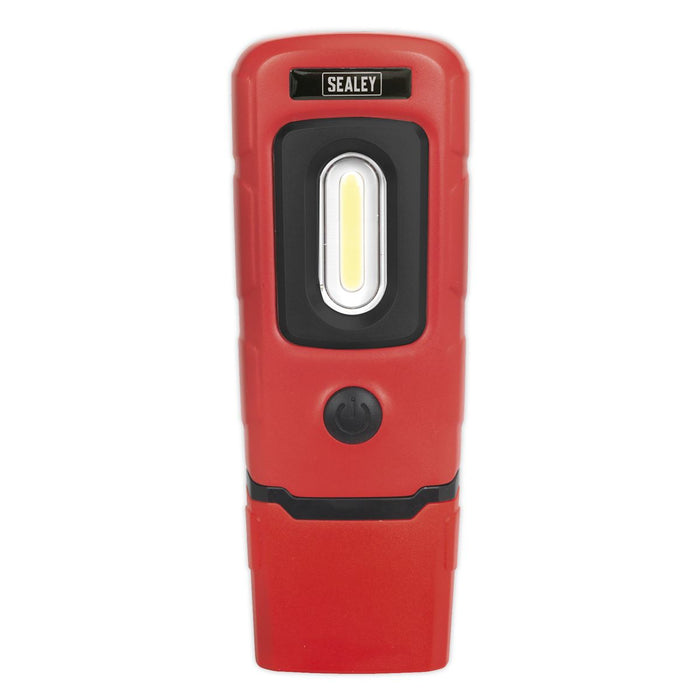 Sealey Rechargeable LED Inspection Lamp 360 COB Work Light Super Bright Red Sealey  - Dynamic Drive