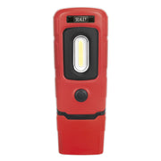 Sealey Rechargeable 360 Inspection Light 3W COB & 1W SMD LED Red Lithium-Polymer Sealey - Dynamic Drive
