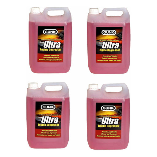 4 x Gunk ULTRA 5L Engine Degreaser Brush On Engines Machines Automotive Cleaner Gunk  - Dynamic Drive