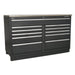 Sealey Premier Premier Storage System with Stainless Worktop 5.6m APMSSTEEL Sealey Premier - Dynamic Drive