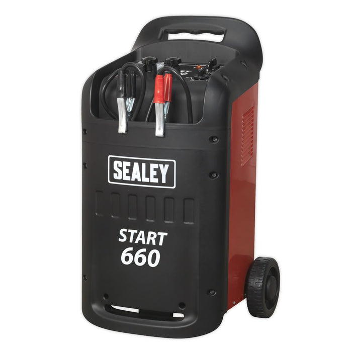 Sealey Starter/Charger 660/100A 12/24V 230V Sealey  - Dynamic Drive
