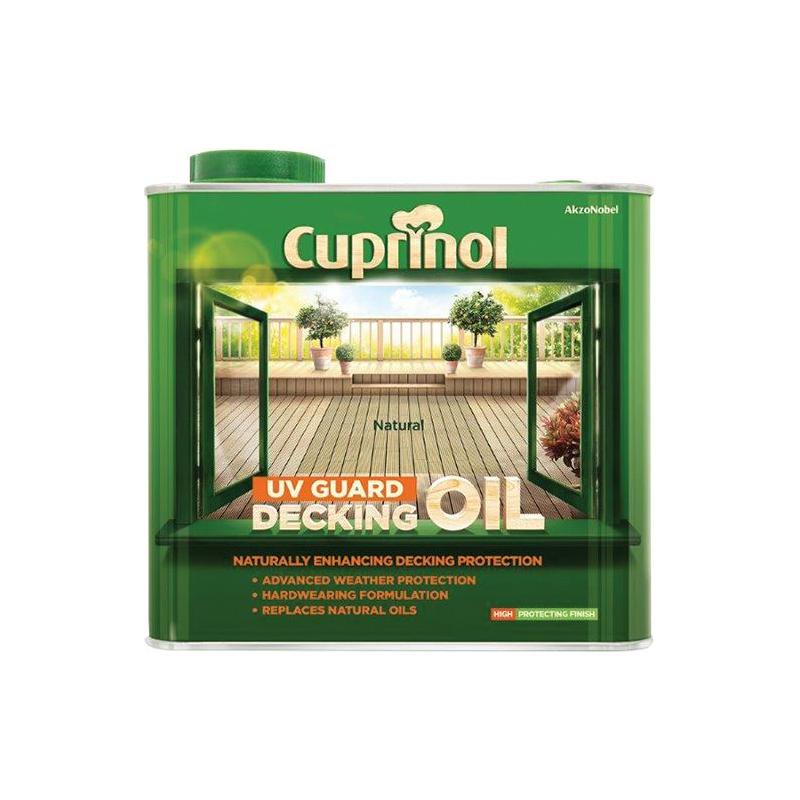 Cuprinol UV Guard Decking Oil Natural 2.5 litre Cuprinol - Dynamic Drive