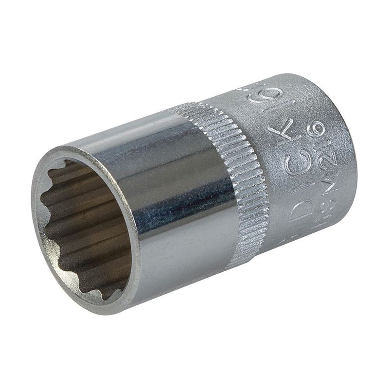 King Dick Socket SD 1/2" Metric 12pt 16mm King Dick - Dynamic Drive