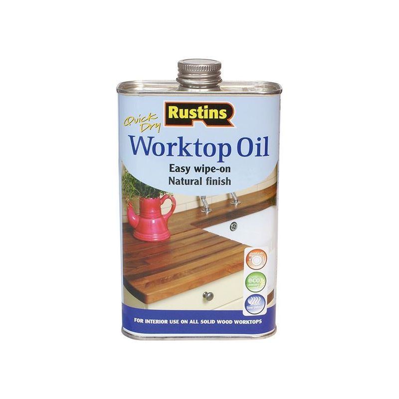 Rustins Worktop Oil 1 litre Rustins - Dynamic Drive
