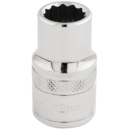 Draper HI-TORQ 12 Point Socket, 1/2" Sq. Dr., 12mm 33097 Draper - Dynamic Drive