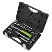 Sealey Socket Set 19pc 3/8"Sq Drive Metric S01235 Sealey - Dynamic Drive