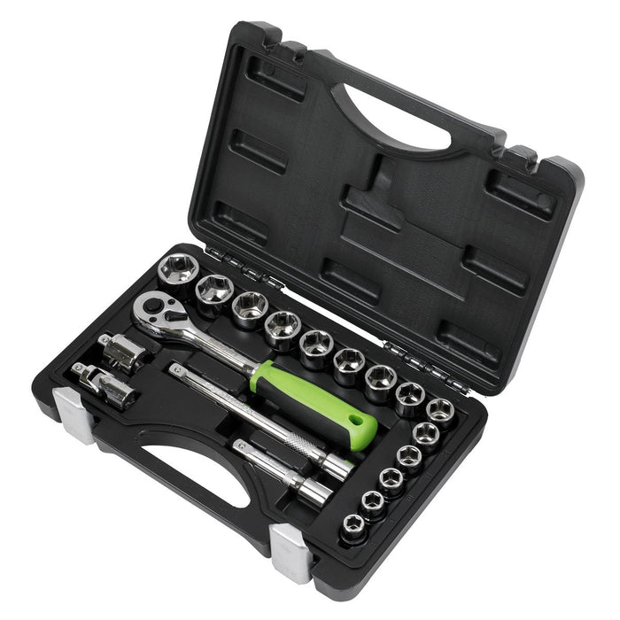 Sealey Socket Set 19pc 3/8"Sq Drive Metric S01235 Sealey - Dynamic Drive