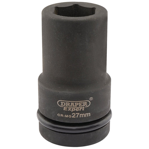Draper Expert HI-TORQ 6 Point Deep Impact Socket, 1" Sq. Dr., 27mm Draper - Dynamic Drive