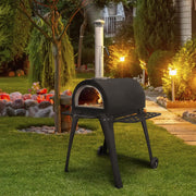 Dellonda Outdoor Wood-Fired Pizza Oven & Smoker Dellonda  - Dynamic Drive