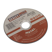 Sealey Cutting Disc115 x 1.2mm22mm Bore Pack of 10 PTC11510CET Sealey - Dynamic Drive