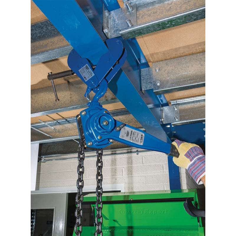 Draper Chain Lever Hoist, 1.5 Tonne 82599 Draper - Dynamic Drive