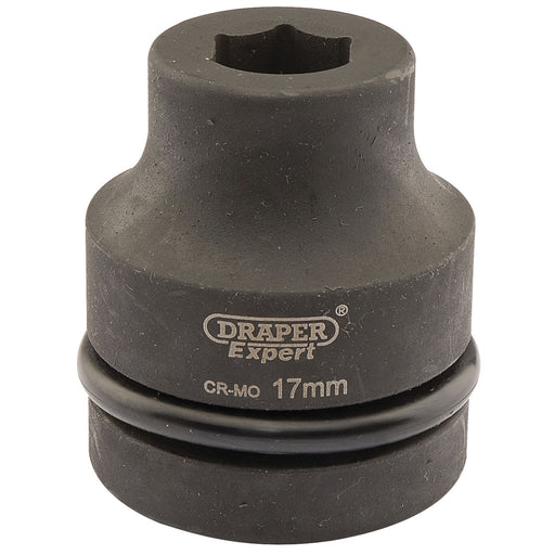 Draper Expert HI-TORQ 6 Point Impact Socket, 1" Sq. Dr., 17mm Draper - Dynamic Drive