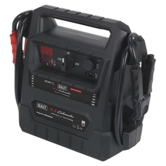 Sealey 12/24V RoadStart Emergency Jump Starter 4600 Peak Amps - DEKRA Approved Sealey - Dynamic Drive