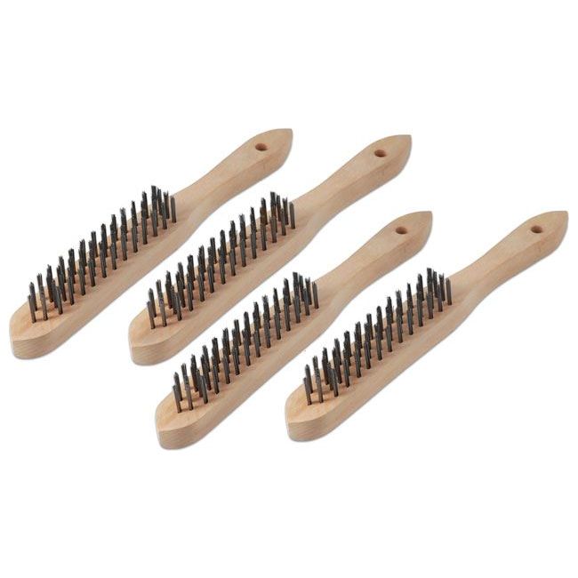 Laser 4-Row Wire Brush Set 4pc 8313 Laser - Dynamic Drive