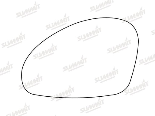 Summit Heated Base Plate With Standard Mirror Glass fits Seat Ibiza LHS Summit - Dynamic Drive