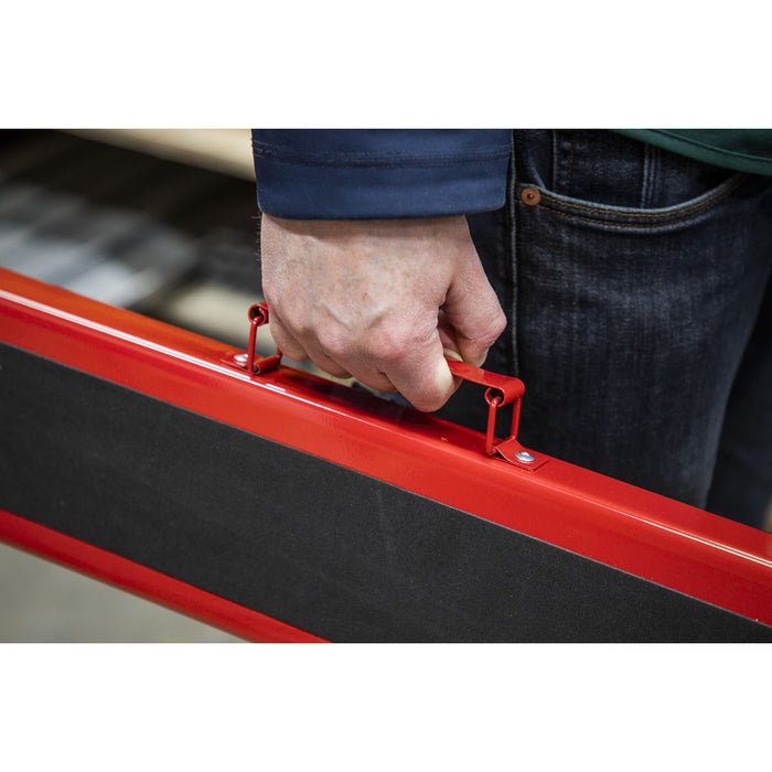 Sealey Fold Down Trestle with Adjustable Legs - Pair FTAL12 Sealey - Dynamic Drive
