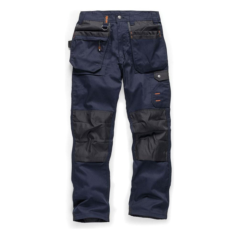 Scruffs Worker Plus Trousers Navy 33R Scruffs - Dynamic Drive
