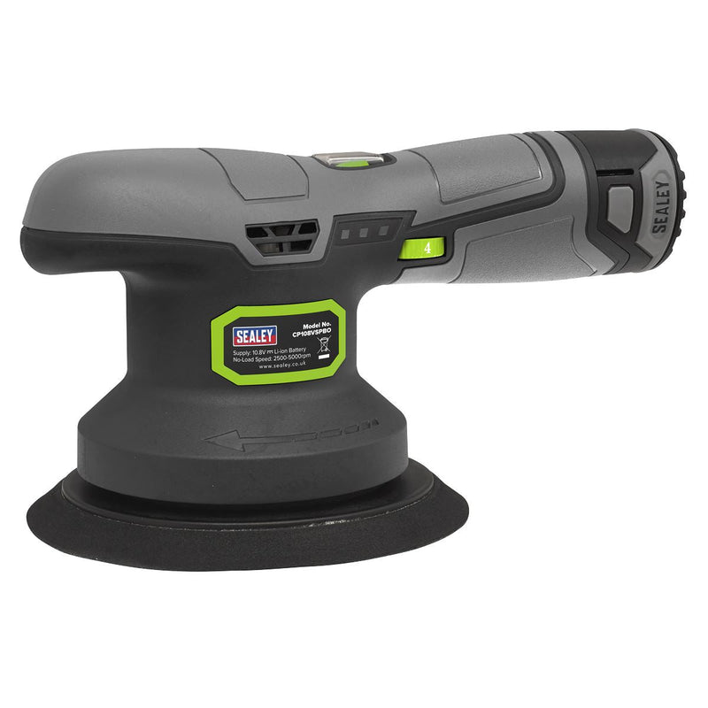 Sealey Dual Action Sander/Polisher Kit 10.8V SV10.8 Series150mm CP108VSP Sealey - Dynamic Drive