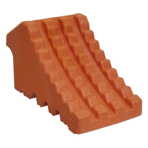 Sealey Polyurethane Wheel Chock 0.7kg Single WC13 Sealey - Dynamic Drive