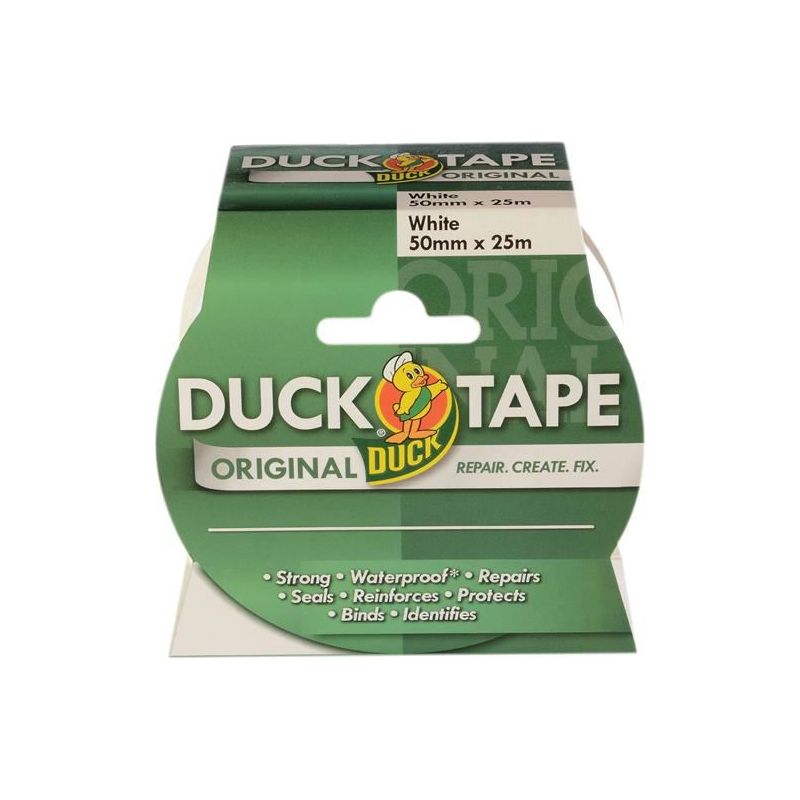 Shurtape Duck Tape® Original 50mm x 25m White Shurtape - Dynamic Drive