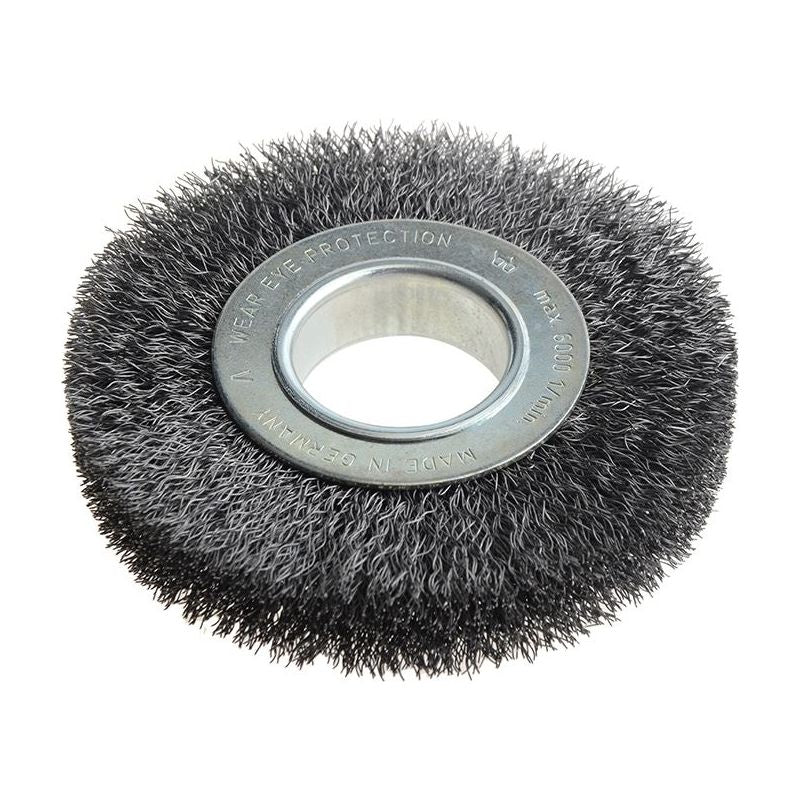 Lessmann Wheel Brush D125mm x W20-22 x 40 Bore Steel Wire 0.30 + Adaptors Set 2 Lessmann - Dynamic Drive