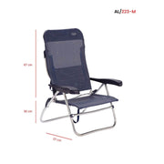 Crespo Beach Chair AL/223 Dark Blue Crespo - Dynamic Drive