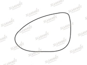 Summit Stick-On Standard Mirror Glass fits Chevrolet Aveo 12 to 17 LHS Summit - Dynamic Drive