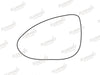 Summit Stick-On Standard Mirror Glass fits Chevrolet Aveo 12 to 17 LHS Summit - Dynamic Drive