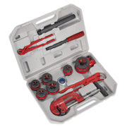 Sealey Pipe Threading Kit 1/4" 1-1/4"BSPT PTK993 Sealey - Dynamic Drive