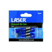 Laser Drywall Bit Set 5pc 3694 Laser - Dynamic Drive