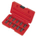 Sealey Multi Spline Screw Extractor Set Broken Stud Bolt Removal Hex Head 10pc Sealey  - Dynamic Drive