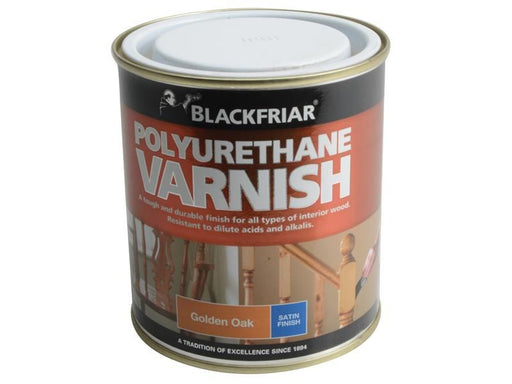 Blackfriar Polyurethane Varnish Satin Golden Oak 500ml Blackfriar - Dynamic Drive