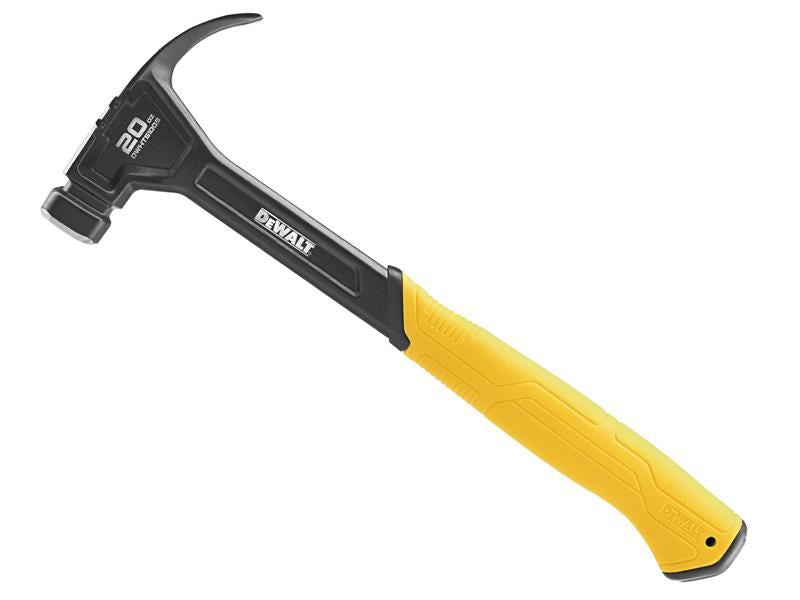 Dewalt Curve Claw Smooth Face Hammer 567g (20oz) Dewalt - Dynamic Drive