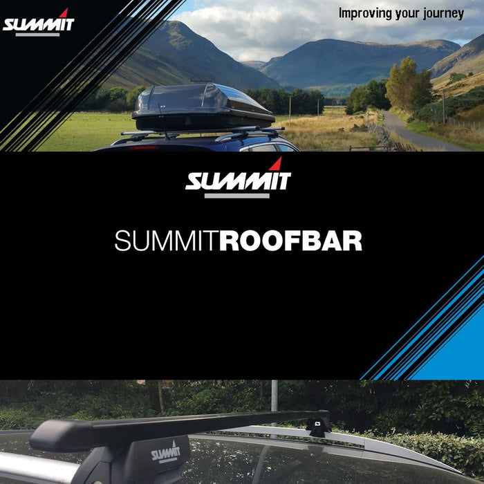 Summit Roof Rack Cross Bars fits Kia Venga 2010-2019 (no glass roof) Summit  - Dynamic Drive