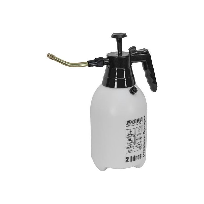 Faithfull Handheld Pressure Sprayer 2 litre Faithfull - Dynamic Drive