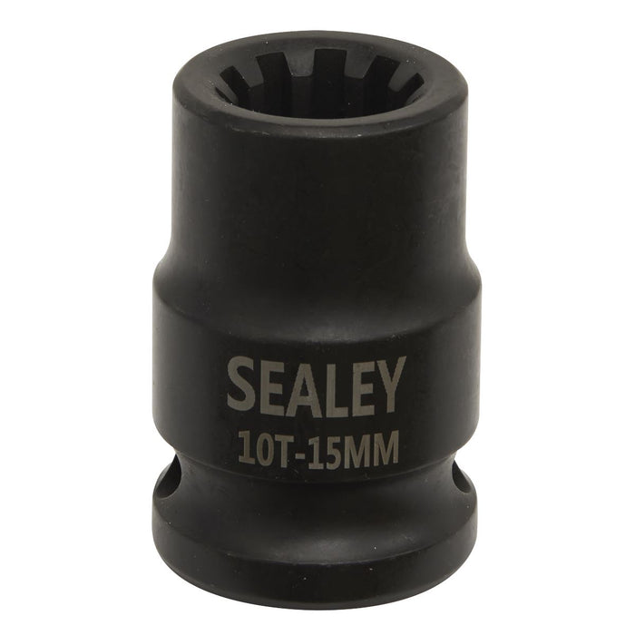Sealey Brake Caliper Socket 1/2"Sq Drive 15mm 10-Point VS0990 Sealey - Dynamic Drive